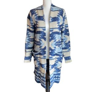 Anti Ballistic Aztec Knit Open Cardigan M